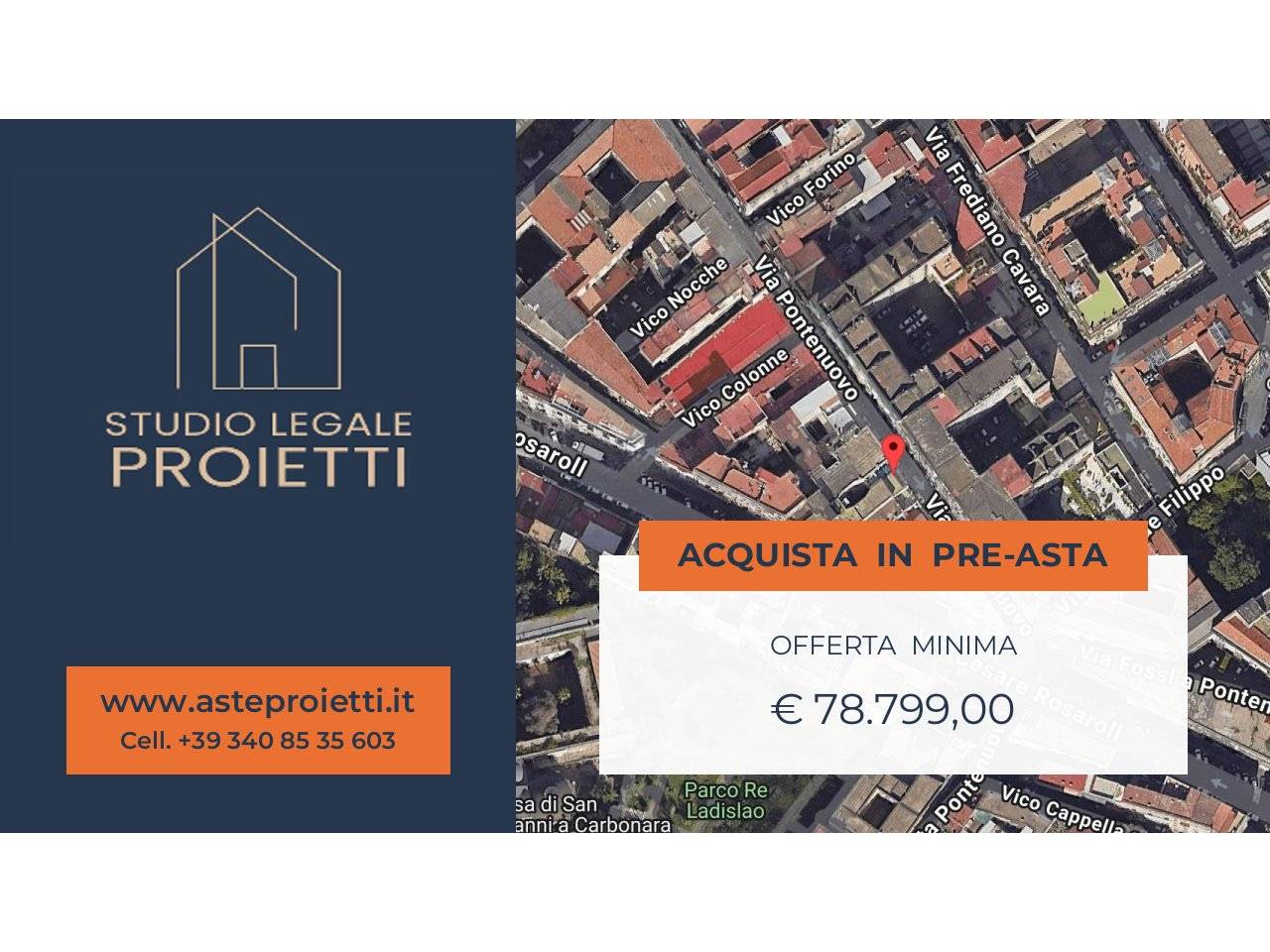 2 bedrooms Apartment in Naples, Italy No. 310368