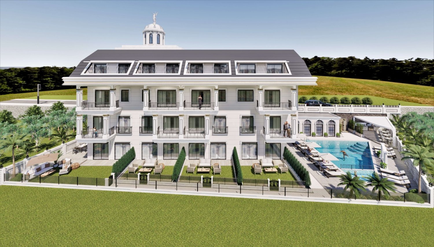 شقة 2+1 في Alanya, Turkey رقم 41663