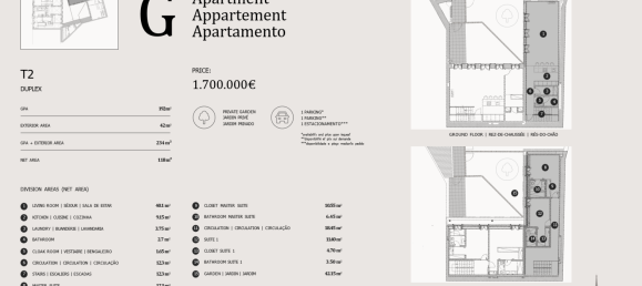 Dúplex de 2 dormitorios en Lisbon, Portugal No. 216282 5