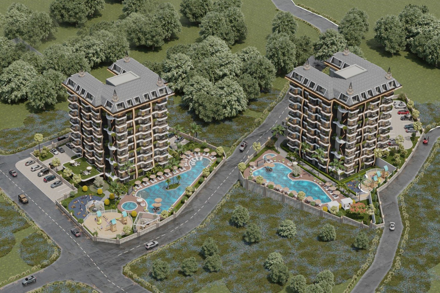 2 rooms Apartment in Avsallar, Turkey No. 29927