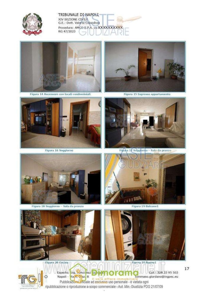 5 rooms Apartment in Naples, Italy No. 10258