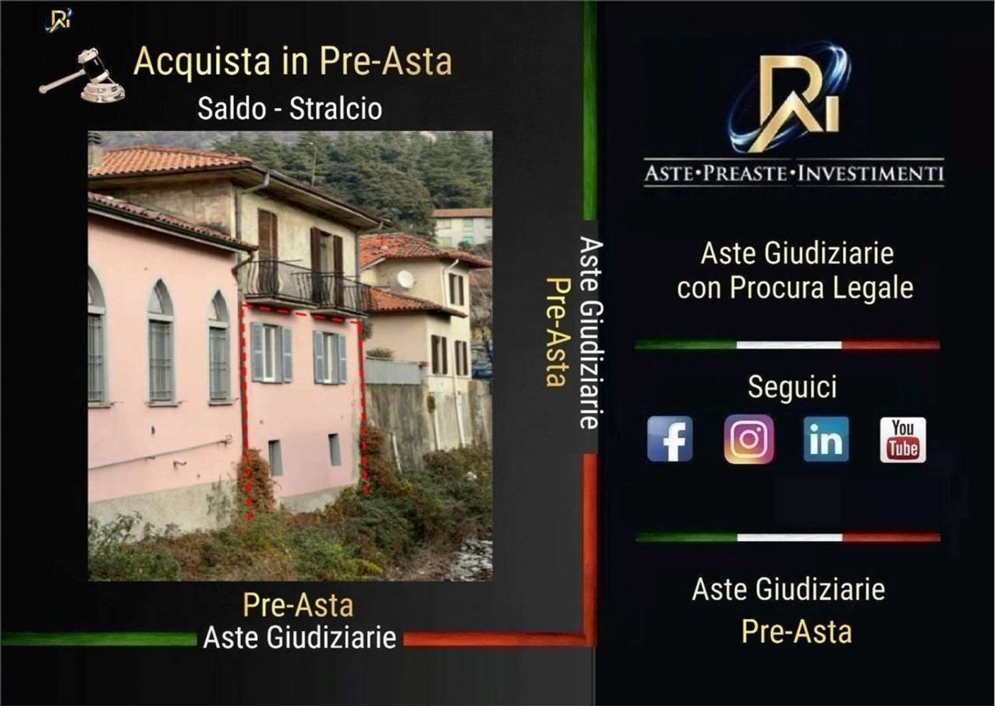 5 rooms Apartment in Vercurago, Italy No. 1720