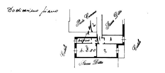 Apartamento de 2 divisões em Cinisello Balsamo, Italy N.º 6611 14