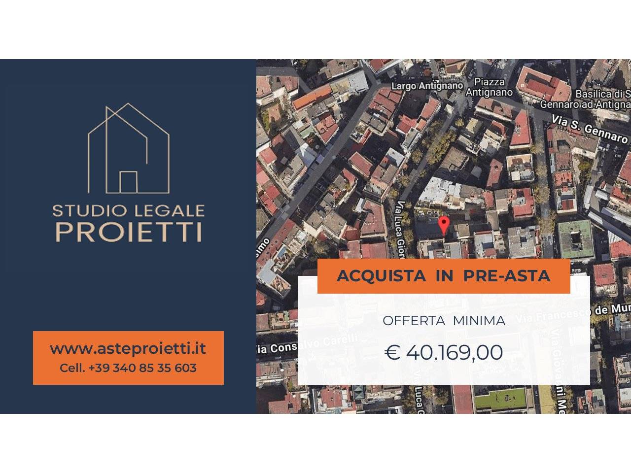 Entrepôt à Naples, Italy 50m² No. 303345