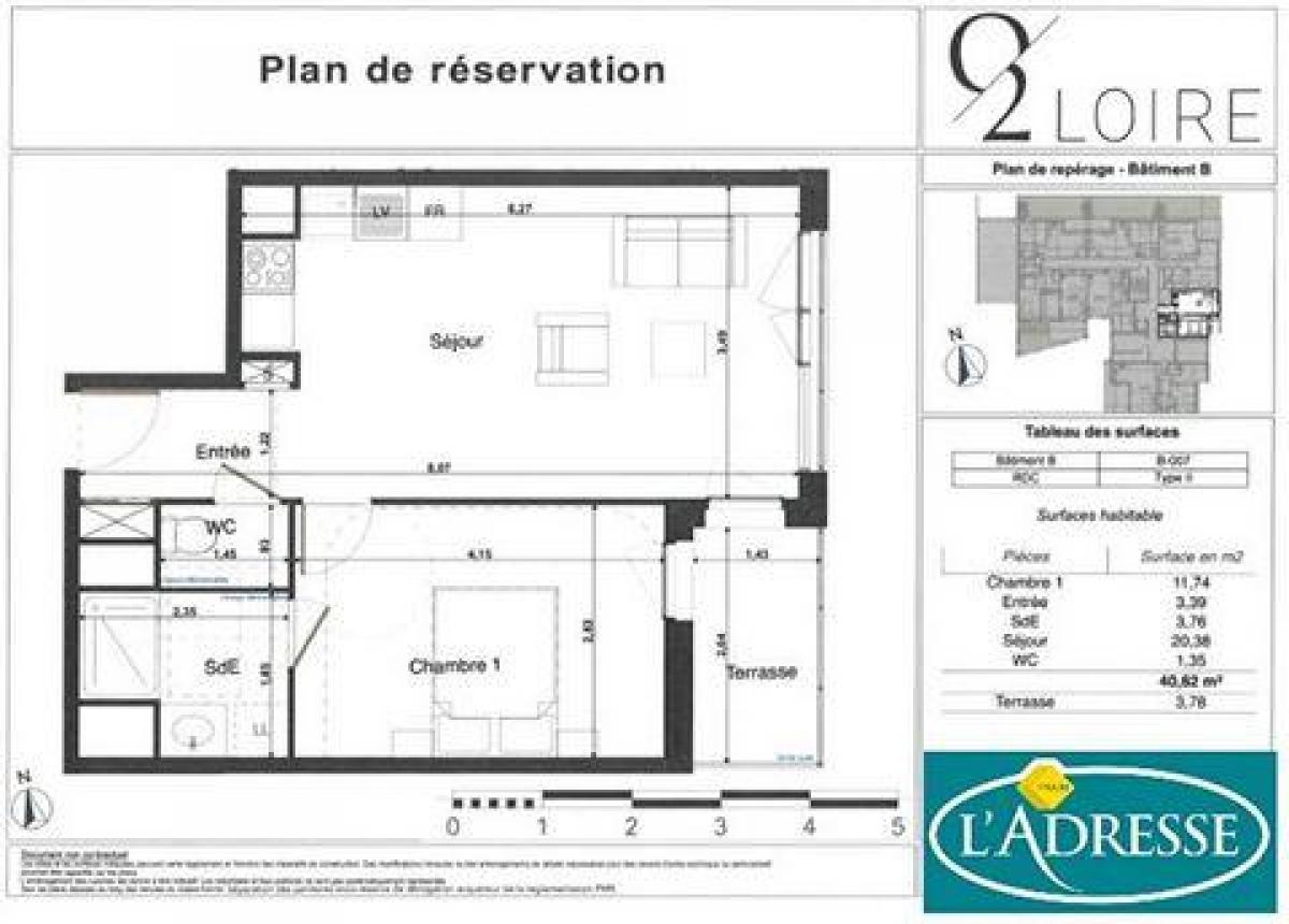 استوديو في الكوندو في Tours, France رقم 15421