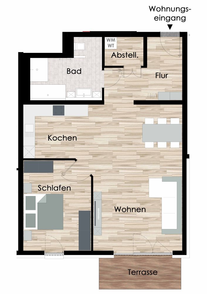2-Zimmer Wohnung in Werra-Meißner, Germany, Nr. 247503