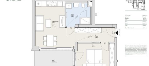 2 rooms Duplex in Dobling, Austria No. 189692 12