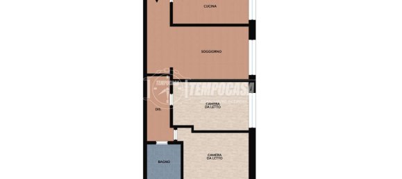 3 rooms Apartment in Bergamo, Italy No. 233830 20