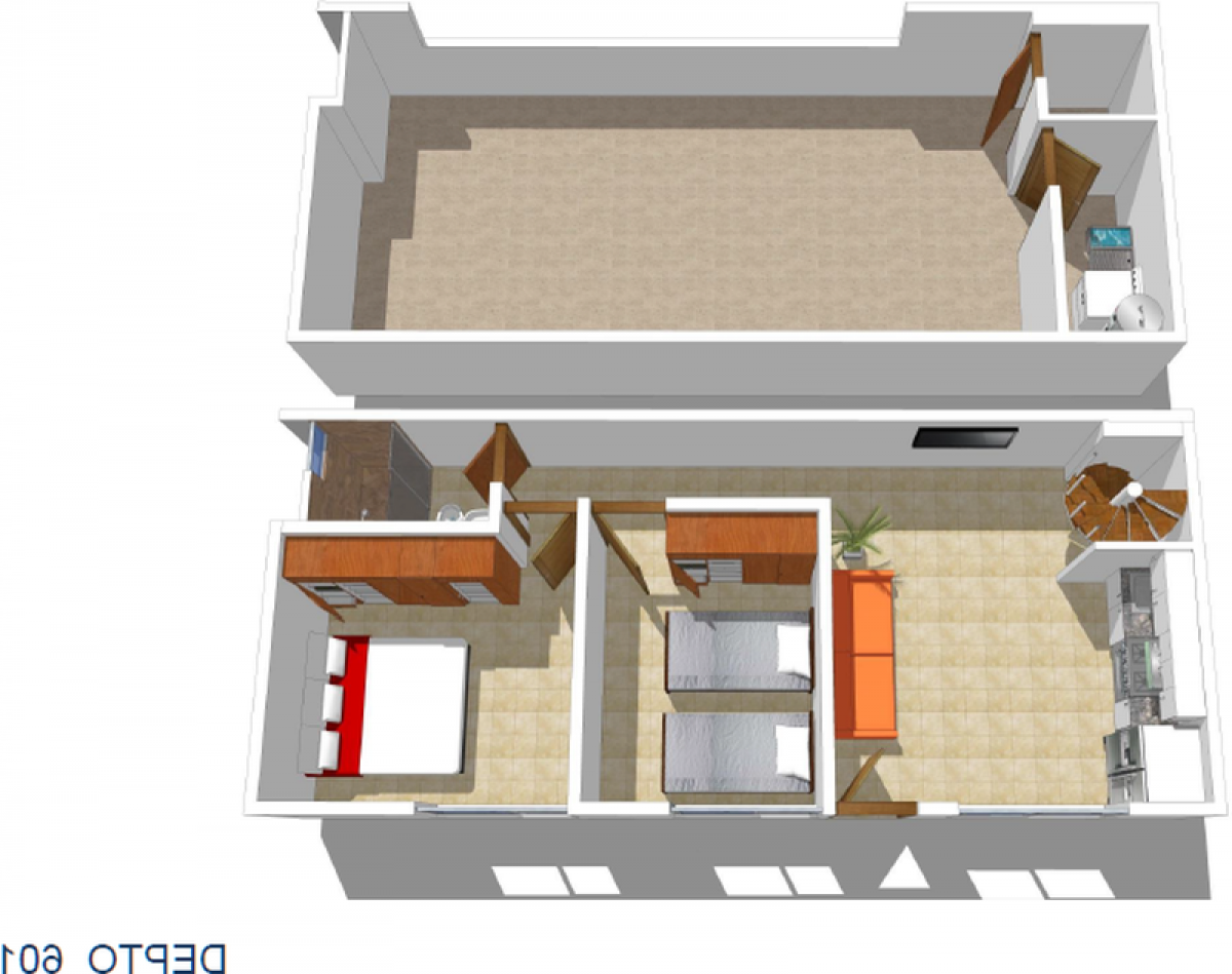 Apartamento de 2 dormitorios en Mexicali, Mexico No. 186455