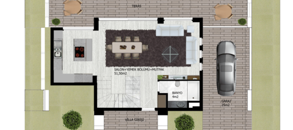 فيلا 3+1 في Amazing N Life, Kargicak, Turkey رقم 39685 6