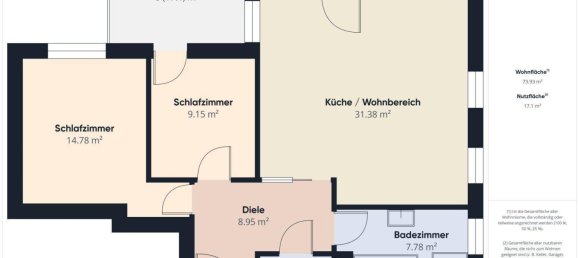 3 rooms Apartment in Lauterach, Austria No. 214092 21