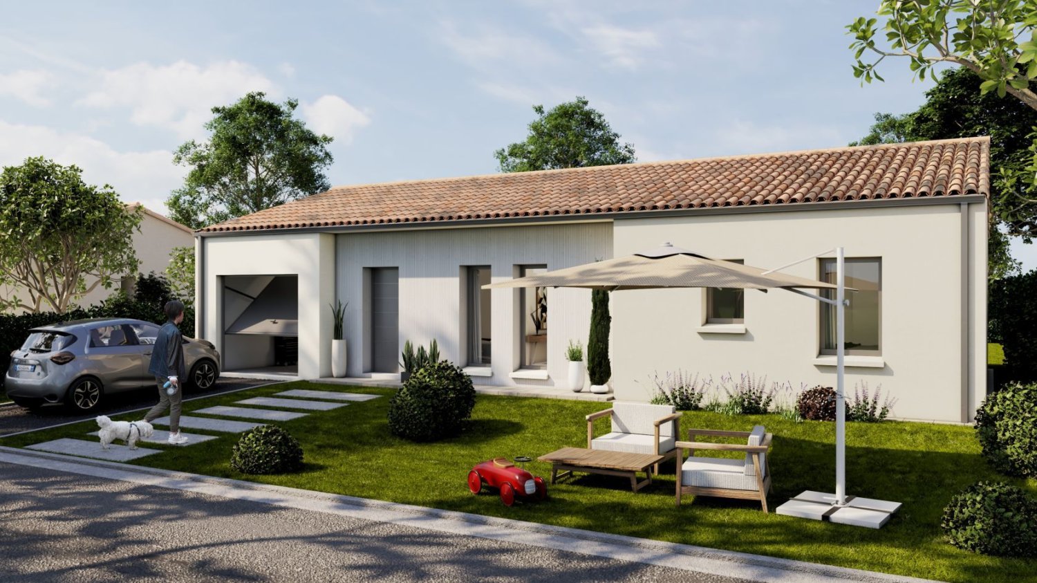 3 bedrooms Land in Pompaire, France No. 299857