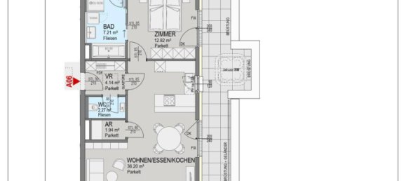 Ático de 2 habitaciónes en Graz, Austria No. 26543 2