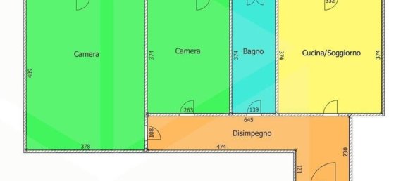 2 rooms Apartment in Bari, Italy No. 18260 18