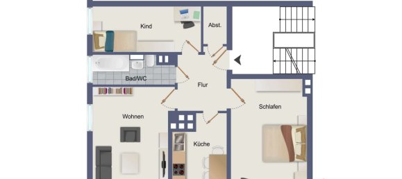 3-Zimmer Wohnung in Darmstadt, Germany, Nr. 322392 2