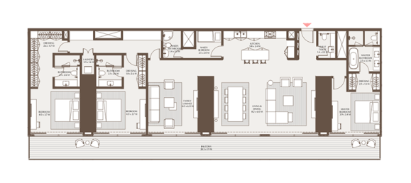 Apartamento T1 em DIFC, UAE N.º 121373 6
