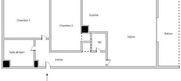 2 غرف نوم شقة في Nanterre, France رقم 178031 7