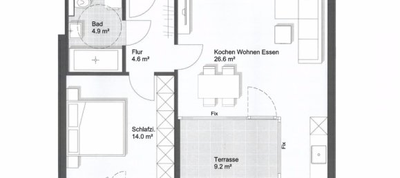 2 rooms Apartment in Lochau, Austria No. 233529 12