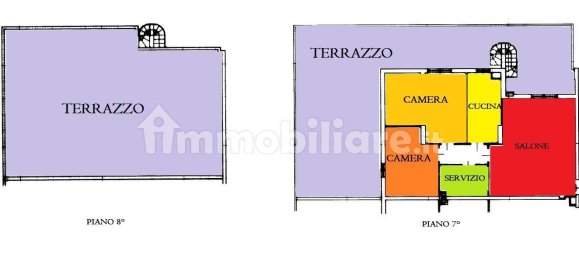 2 chambres Penthouse à Rome, Italy No. 54939 47