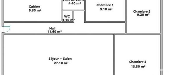 3 غرف نوم منزل في Roussent, France رقم 67281 57