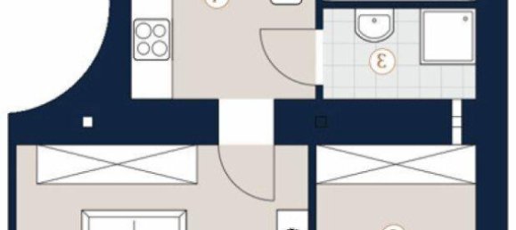 Apartamento de 3 divisões em Favoriten, Austria N.º 215770 24