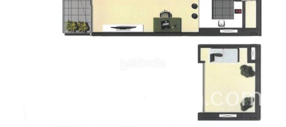 1 غرف نوم منزل ذو طابقين في Valencia, Spain رقم 74366 30