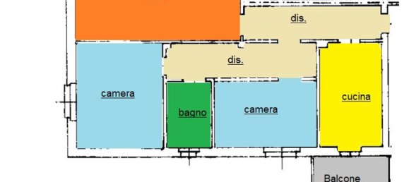 3 rooms Apartment in Lonate Pozzolo, Italy No. 262467 14