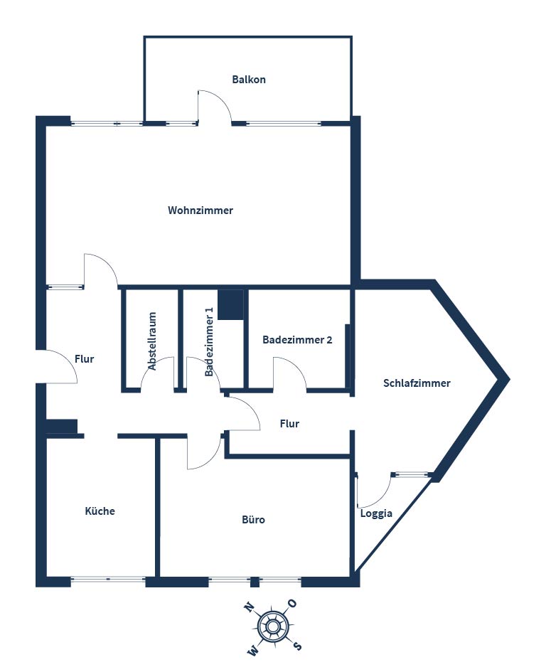 2 Schlafzimmer Wohnung in Niedersachsen, Germany, Nr. 366690