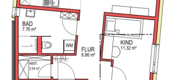 2 غرف نوم شقة في Merzig-Wadern, Germany رقم 41873 7