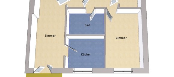 2 Schlafzimmer Wohnung in Karlshorst, Germany, Nr. 258631 7