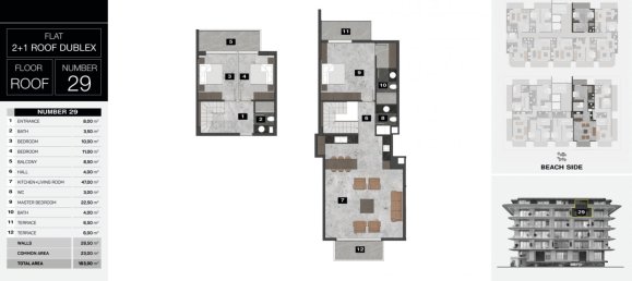 Apartamento de 2 habitaciónes en Kestel, Turkey No. 9919 26