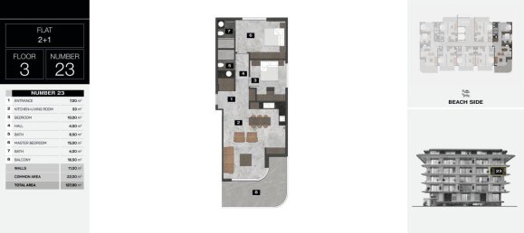 Apartamento de 2 habitaciónes en Kestel, Turkey No. 9919 20