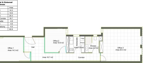 Bureau à Ta' Xbiex, Malta 95m² No. 12683 2
