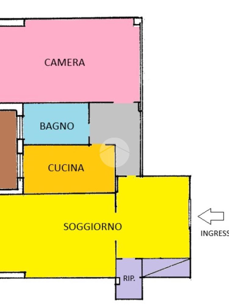 1 Schlafzimmer Wohnung in Rome, Italy, Nr. 353028