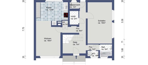 Дом с 3 спальнями в Крефельд, Германия № 247493 20