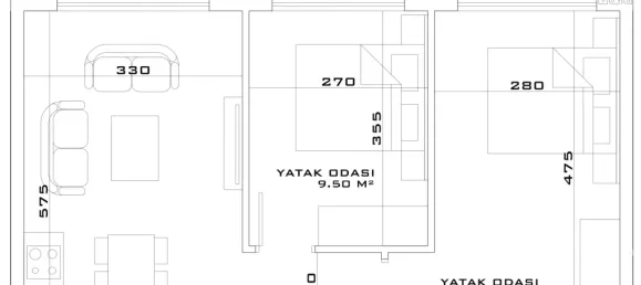 Apartamento 2+1 em Aksu, Turkey N.º 32838 26