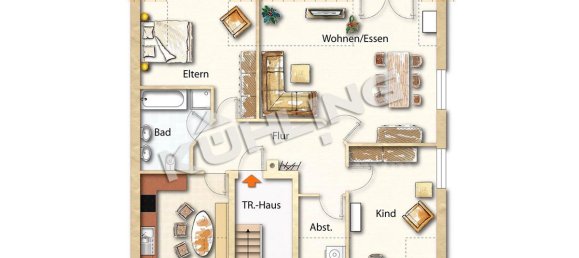 2 غرف نوم شقة في Vechta, Germany رقم 144537 12