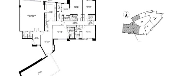 4 chambres appartement à louer à Dubai Media City, Dubai, UAE № 180178 2