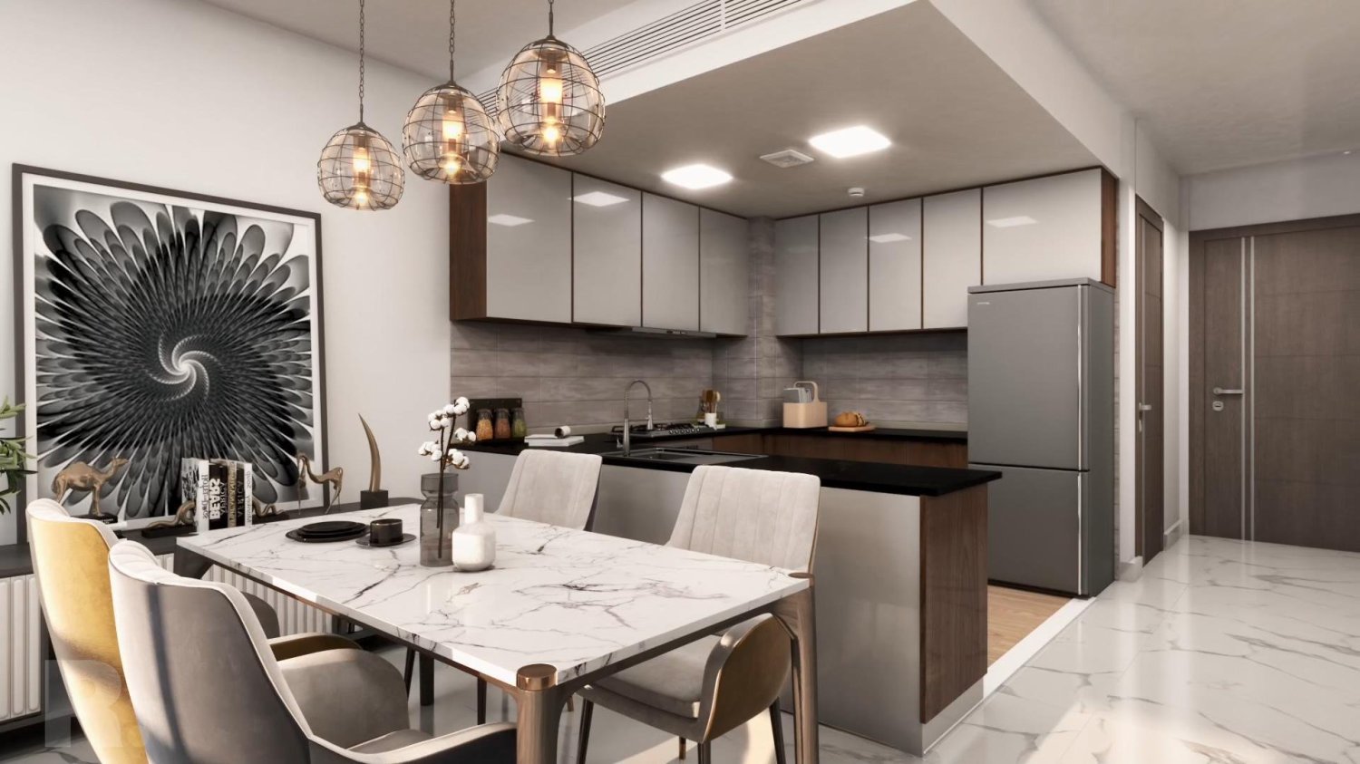 1 bedroom Apartment in PLAZA 2 BY REPORTAGE, Masdar City, UAE No. 59802