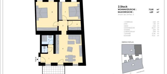 2 Schlafzimmer Wohnung in Währing, Austria, Nr. 260734 12