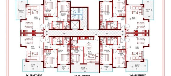 2 rooms Apartment in Kargicak, Turkey No. 29988 2