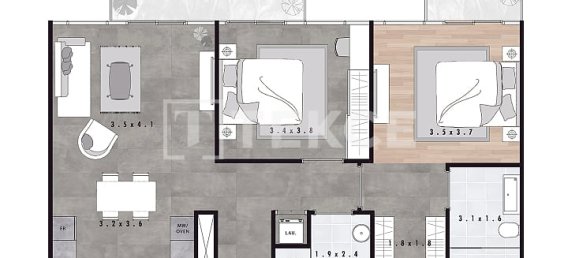 2 bedrooms Penthouse in Jumeirah Village Circle, UAE No. 56214 21