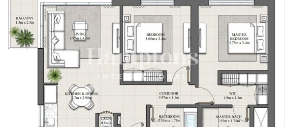2 chambres appartement à louer à Dubai Hills Estate, Dubai, UAE № 184706 21