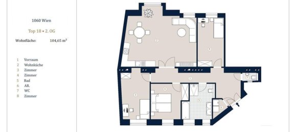 4-Zimmer Wohnung in Mariahilf, Austria, Nr. 243416 17