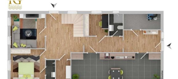 Дом с 4 спальнями в Cuxhaven, Германия № 160428 3