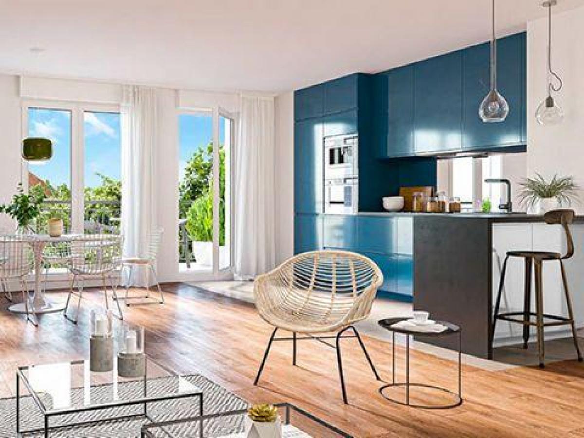 Кондоминиум  с 2 спальнями в Кламар, Франция № 31637