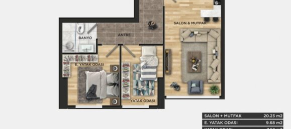 2 rooms Apartment in Beylikduezue, Turkey No. 9946 18