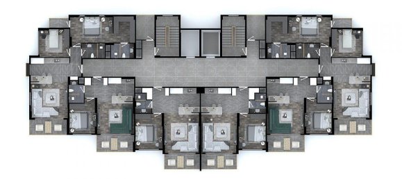 2 rooms Apartment in Mersin, Turkey No. 17286 21