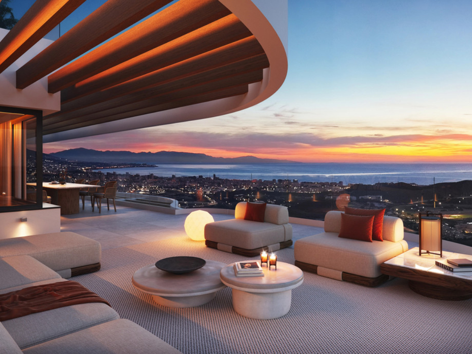 Пентхаус с 4 спальнями в Михас, Испания № 257096