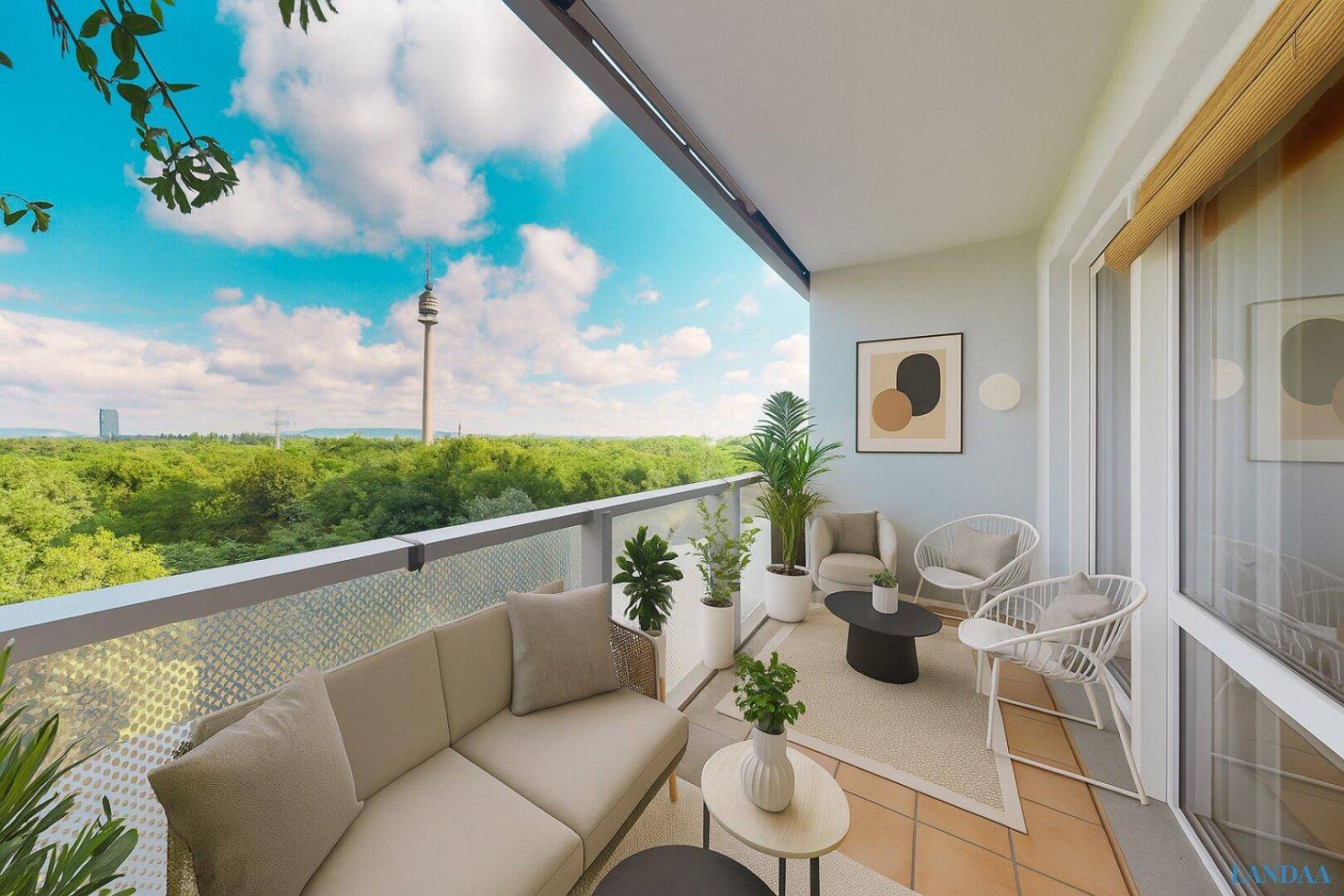 3 rooms Apartment in Vienna, Austria No. 150605